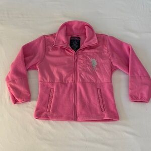 U.S. Polo Assn. Pink Fleece Jacket